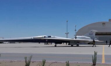X-59. Foto: Nasa