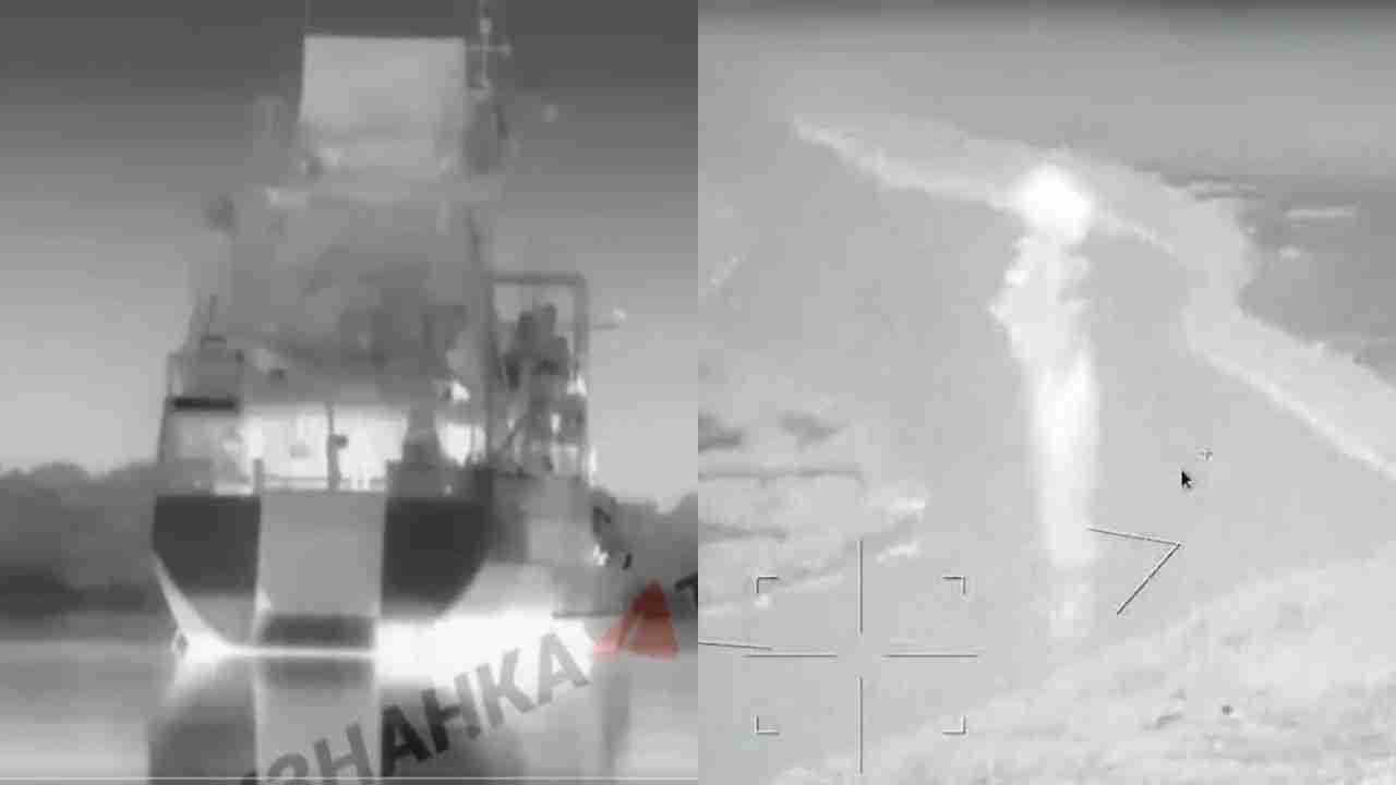 Russia launches first drone-boat attack against Ukrainian ship in the Black Sea