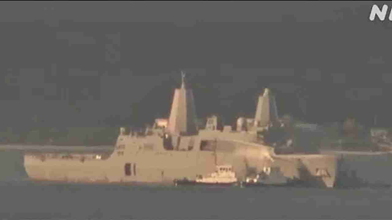 Incendie à bord de l'USS New Orleans au Japon : 2 marins blessés
