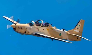 A-29 Super Tucano Nigerianos. Foto: Embraer