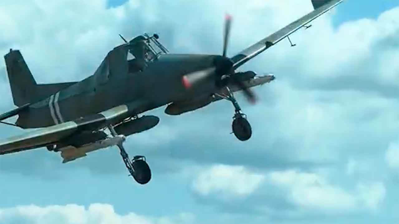 Ucrânia Adapta Avião Agrícola Z-137 AgroTurbo para Defesa Aérea. Telegram @TyskNIP