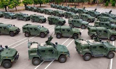 Oshkosh JLTV. Foto: Ministério da Defesa da Macedônia do Norte