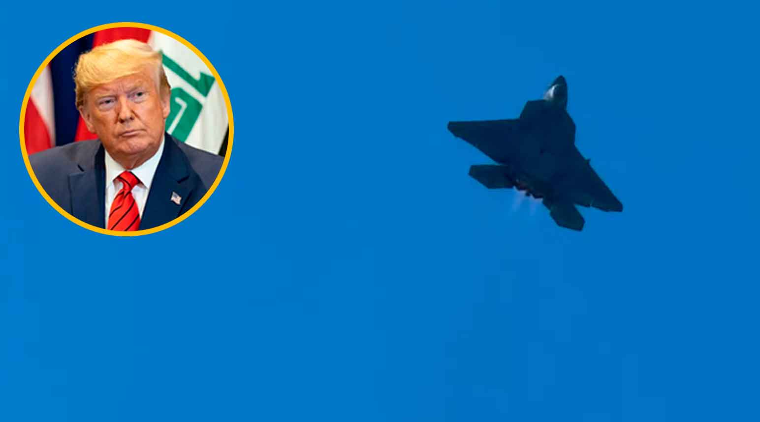 Trump posta vídeo de caça F-22 e levanta dúvidas sobre mensagem a Caracas e Moscou. Instagram @realdonaldtrump