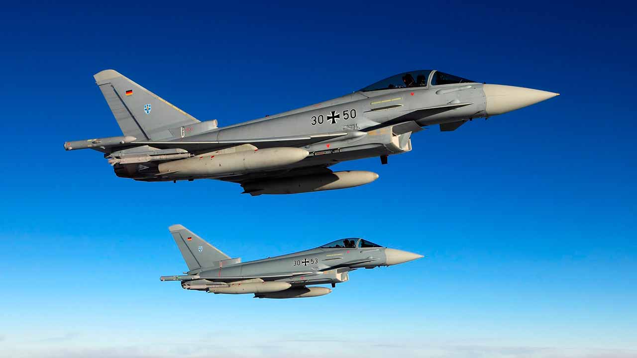 Eurofighter allemand. X @Team_Luftwaffe