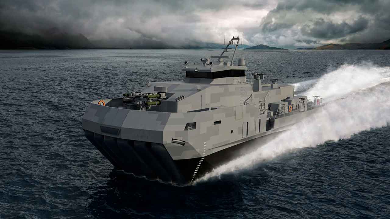 다목적 에어쿠션정 Aircat Bengal MC. 사진: Eureka Naval Craft