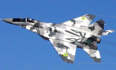 Caça MiG-29 da Força Aérea da Ucrânia. Foto: Wikimedia