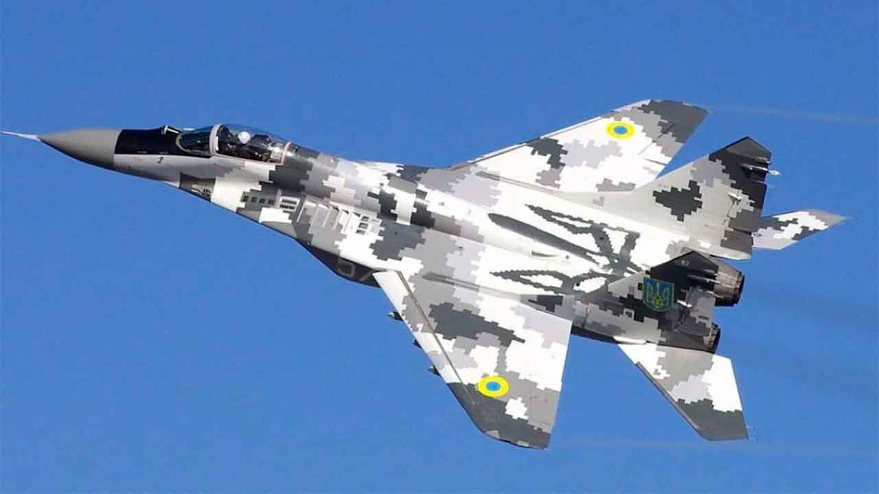 Caza MiG-29 de la Fuerza Aérea de Ucrania. Foto: Wikimedia