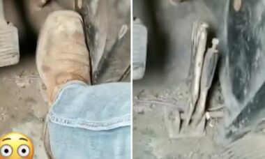 Vídeo: Mecânico mostra gambiarra avançada para dirigir caminhão sem pedais