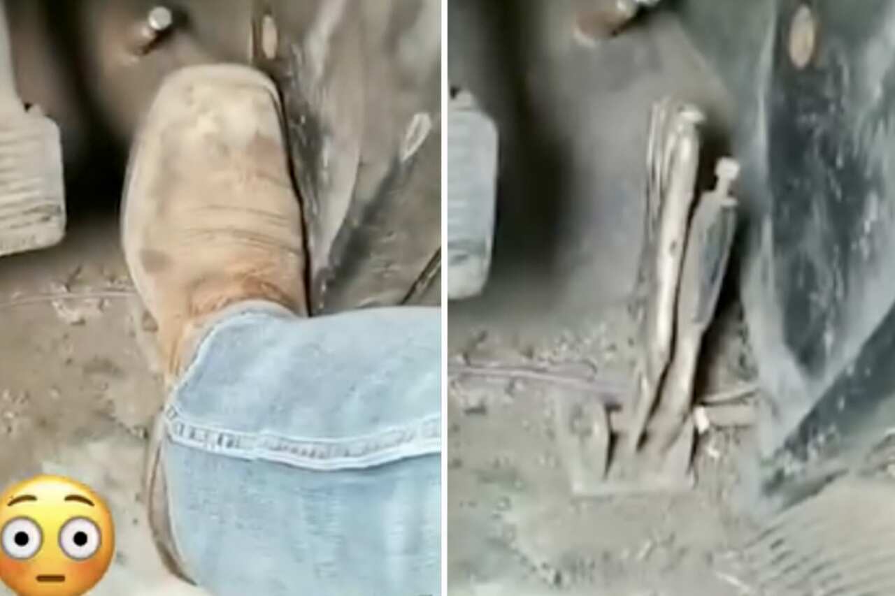Vídeo: Mecânico mostra gambiarra avançada para dirigir caminhão sem pedais