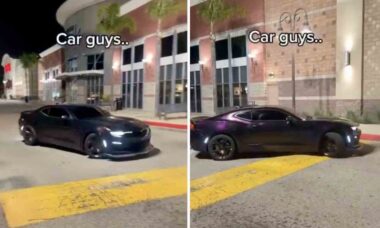 Vídeo mostra motorista de Camaro passando por lombada na diagonal — esse é o jeito certo?