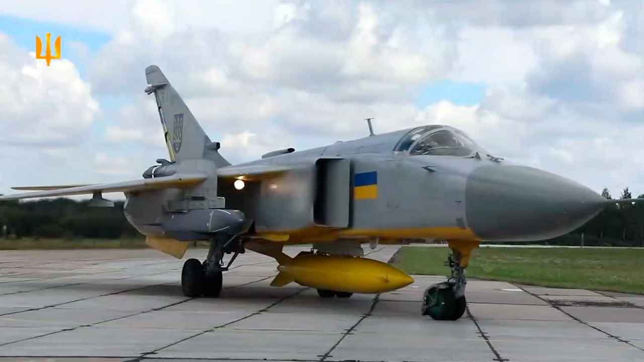 Vídeo: Ucrania integra misiles ADM-160 MALD a los cazas Su-27 en ataques combinados. Foto: Ukrainian Air Force