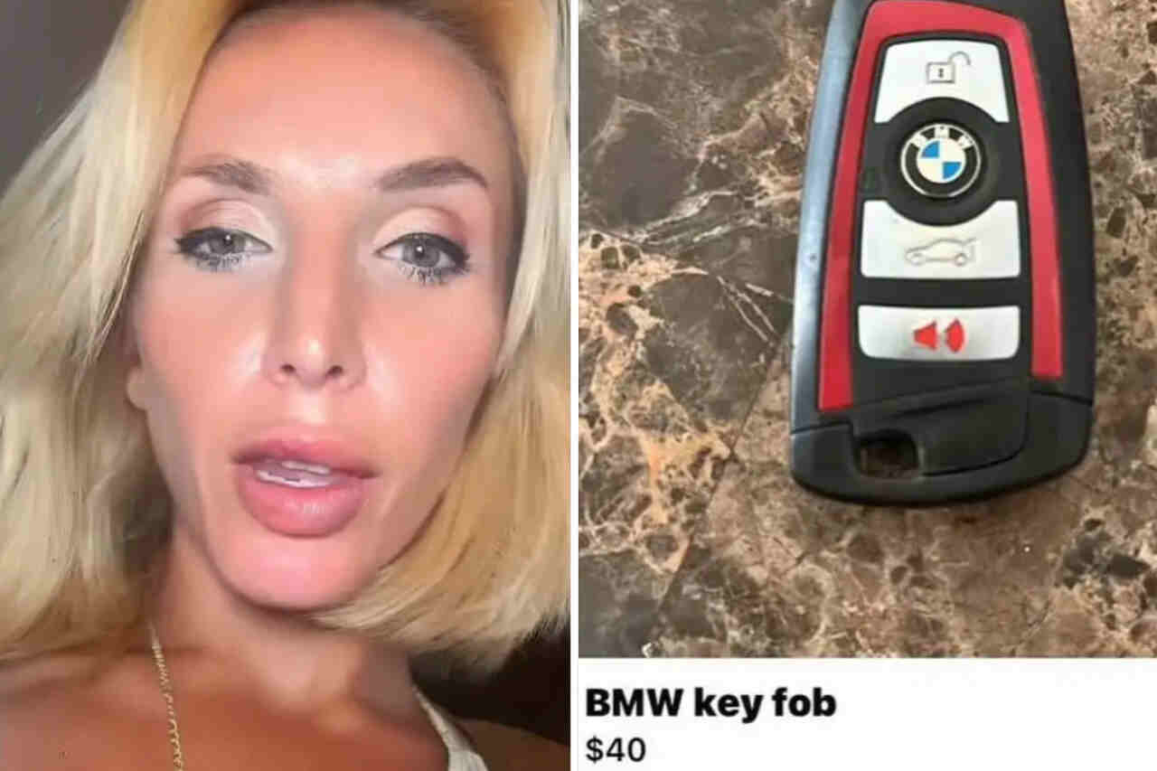 Vrouw van wie BMW werd gestolen, vindt dief die probeert sleutel op Facebook te verkopen