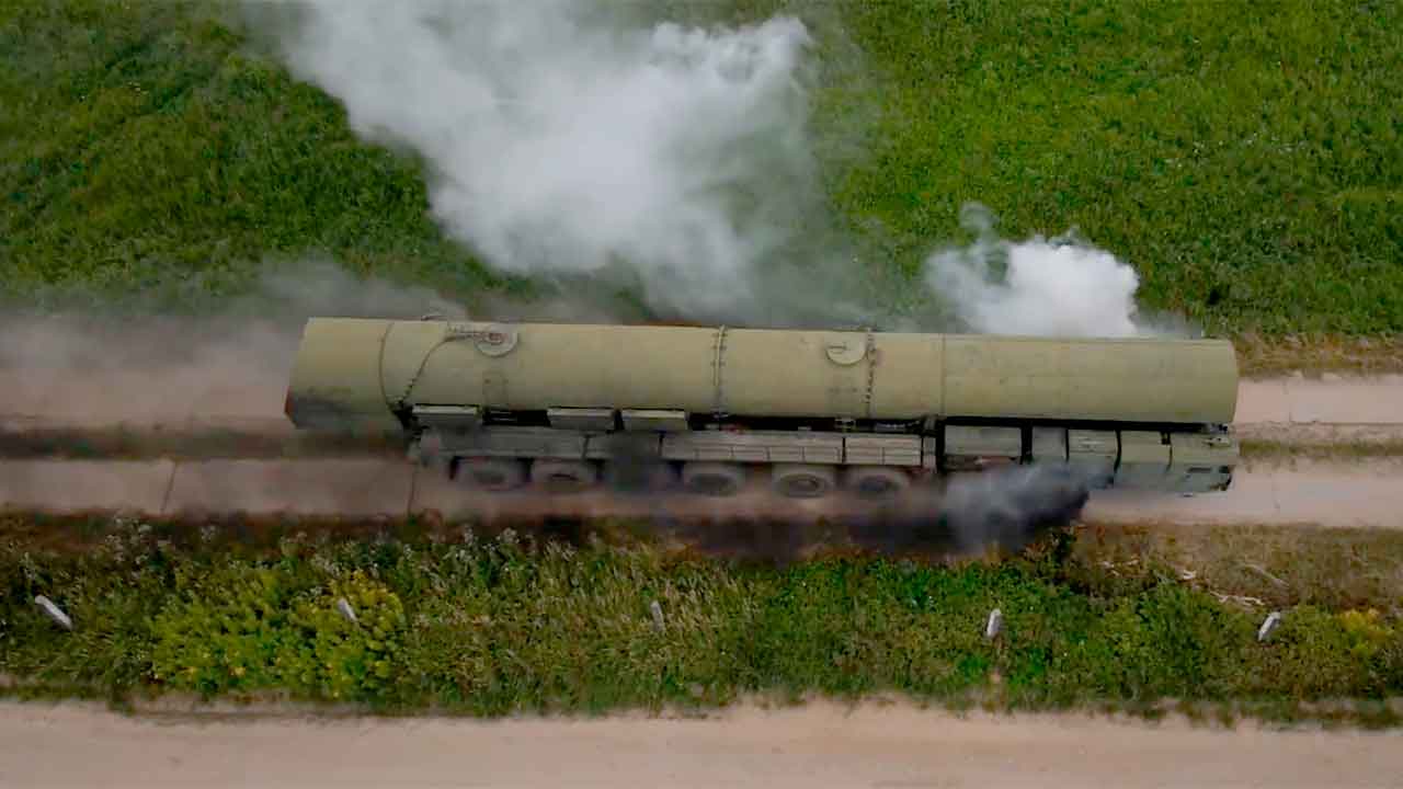 Rusland organiseert wedstrijd voor bestuurders van het nucleaire Yars-systeem in Ivanovo. Foto: Russisch Ministerie van Defensie | Telegram @mod_russia