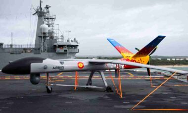 Drone tático SIRTAP da Airbus avança em testes e reforçará defesa da Espanha até 2027