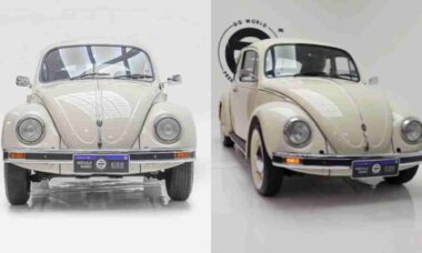 Fusca Última Edición 2003 é vendido no Brasil por US$ 112 mil com apenas 1.000 km