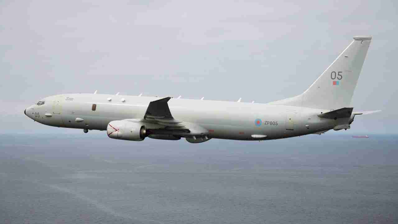 RAF usa avião P-8 Poseidon em rara missão de vigilância na fronteira da OTAN com Rússia