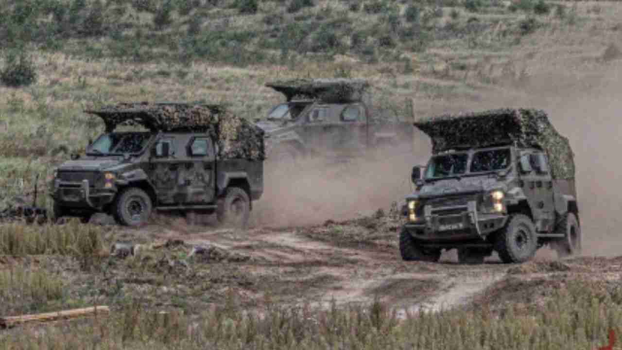 Veículos blindados emiratenses Spartan-SUT são avistados na Guarda Nacional da Rússia