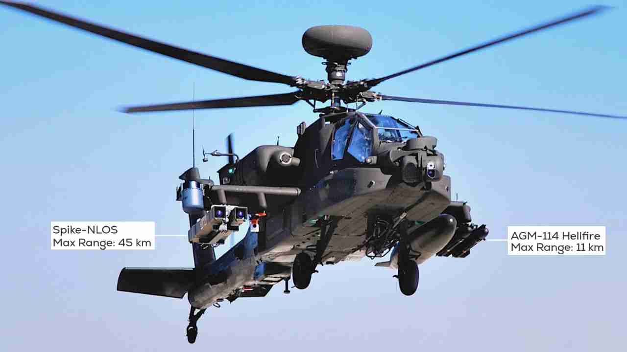 US Army conducts first European demonstration of Spike NLOS missile on Apache
