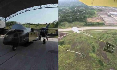 Drone chinês lança 1,2 tonelada de carga em teste e mostra potencial para missões civis e militares