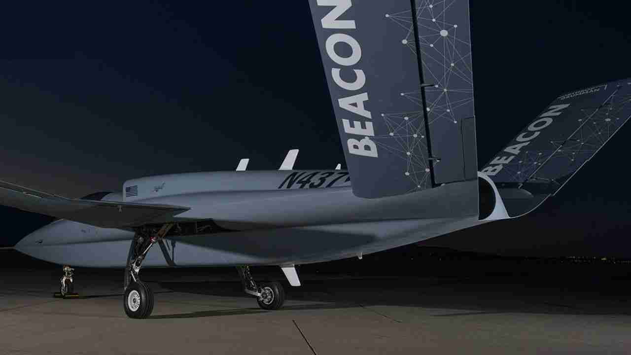 Northrop Grumman Vanguard Jet Starter Autonom Flyvning Test med AI i Beacon Programmet