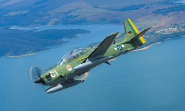 A-29 Super Tucano. Foto: FAB