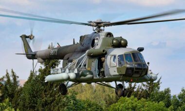 Mi-171Š. Foto: Força Aérea Tcheca