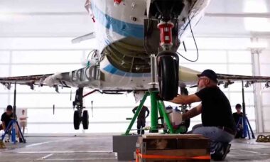 Asa eXtra Performance Wing instalada em um Cessna Citation VII. Foto: Airbus