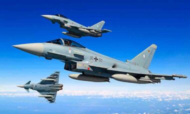 Eurofighters alemães. Foto: Luftwaffe
