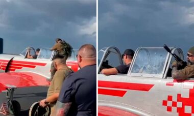 Rússia cria destacamento com aviões de treinamento soviéticas Yak-52 para interceptar drones ucranianos. Telegram @bomber_fighter