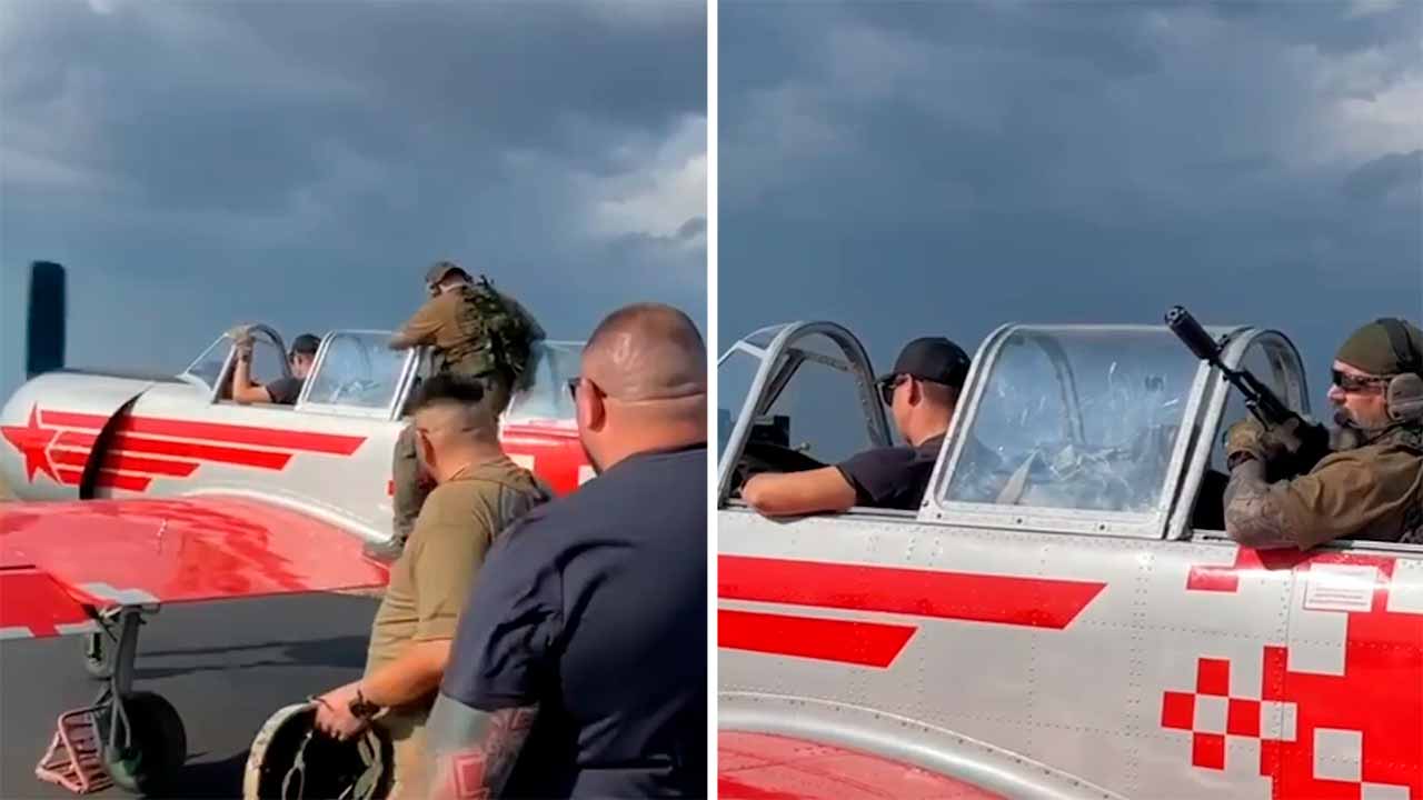 Rusland opretter en enhed med sovjetiske træningsfly Yak-52 til at opfange ukrainske droner. Telegram @bomber_fighter