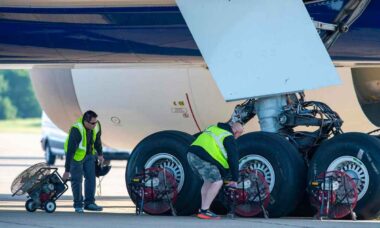 Boeing conclui testes de freios do 777-9, o maior bimotor do mundo. Foto: Boeing
