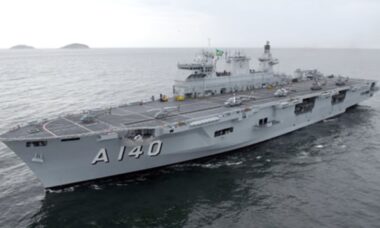 COP30 terá apoio do “Atlântico”, maior navio de guerra da América Latina