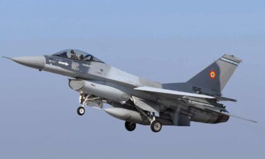 F-16 romeno. Foto: Wikimedia