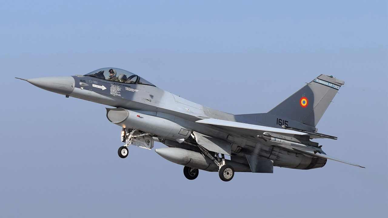 F-16 romeno. Foto: Wikimedia