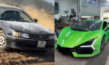YouTuber transforma Nissan antigo em Lamborghini Revuelto que custa mais de US$ 600 mil