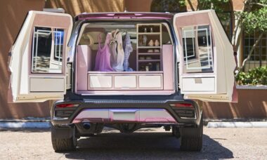 Lexus revela o conceito do carro-fashion Glam LX com espaço para um salão de belezas