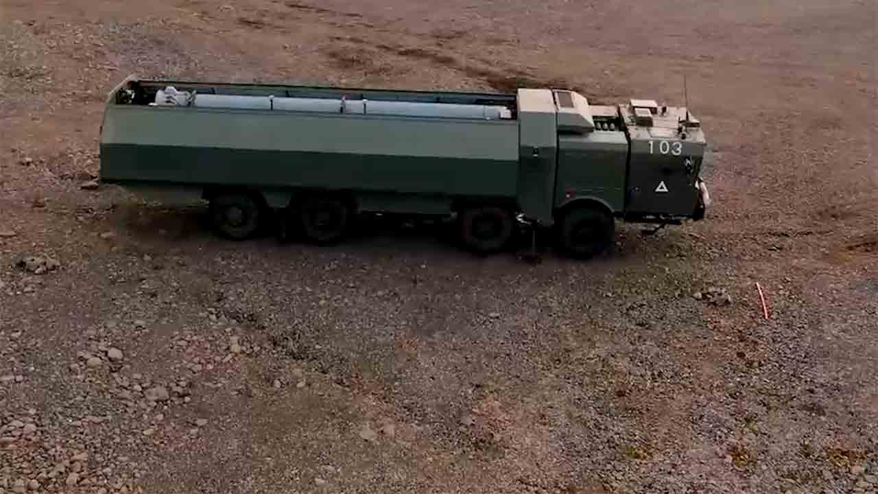 Orosz Északi Flotta 'Oniksz' rakétákat lő az Északi-sarkvidéken a Zapad-2025 hadgyakorlat során. Telegram @mod_russia