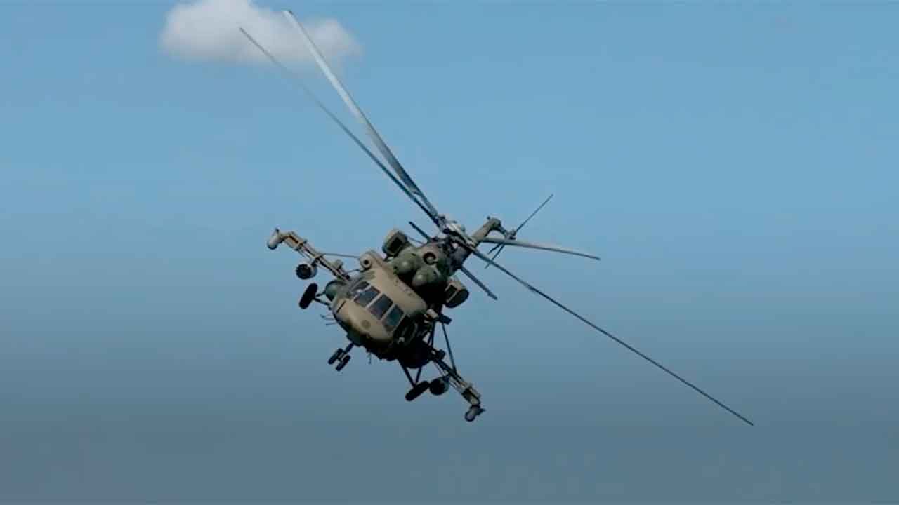 La Russie présente le Mi-8PSG, hélicoptère de sauvetage blindé et armé. Telegram @mod_russia