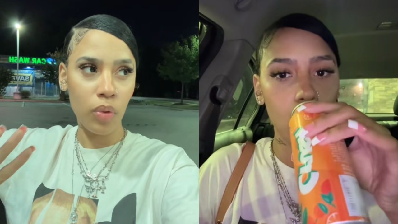 TikToker jokes with followers after 'using' orange soda as windshield washer fluid