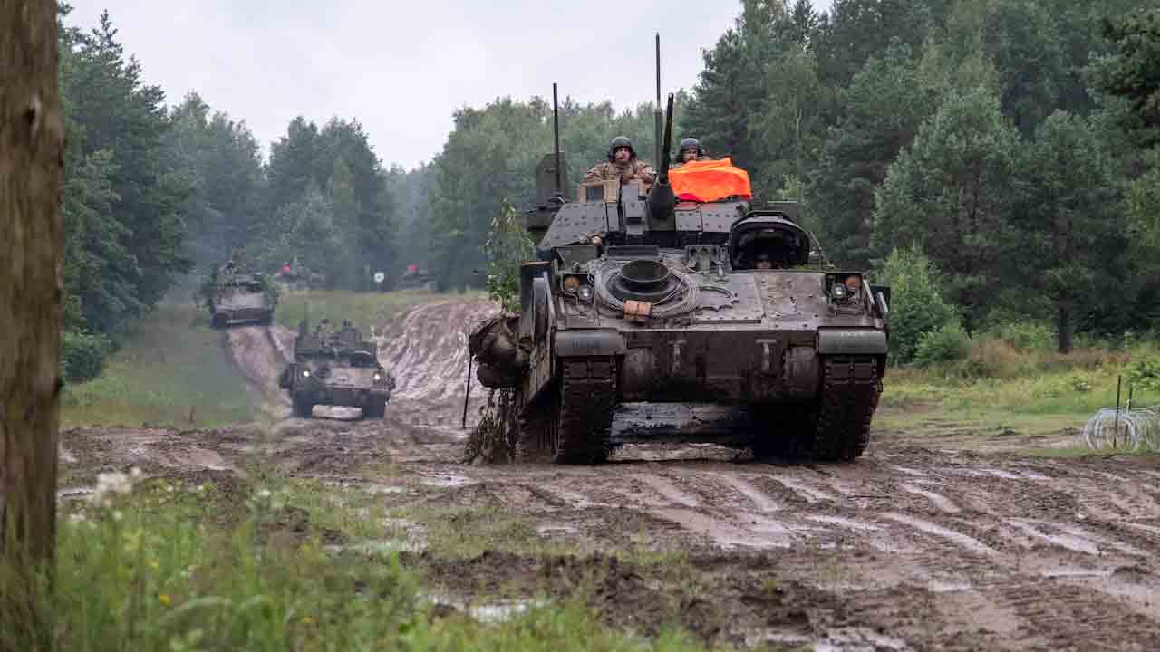 U.S. tests BLADE system on Stryker vehicles to shoot down drones in Poland. Photo: defense.gov
