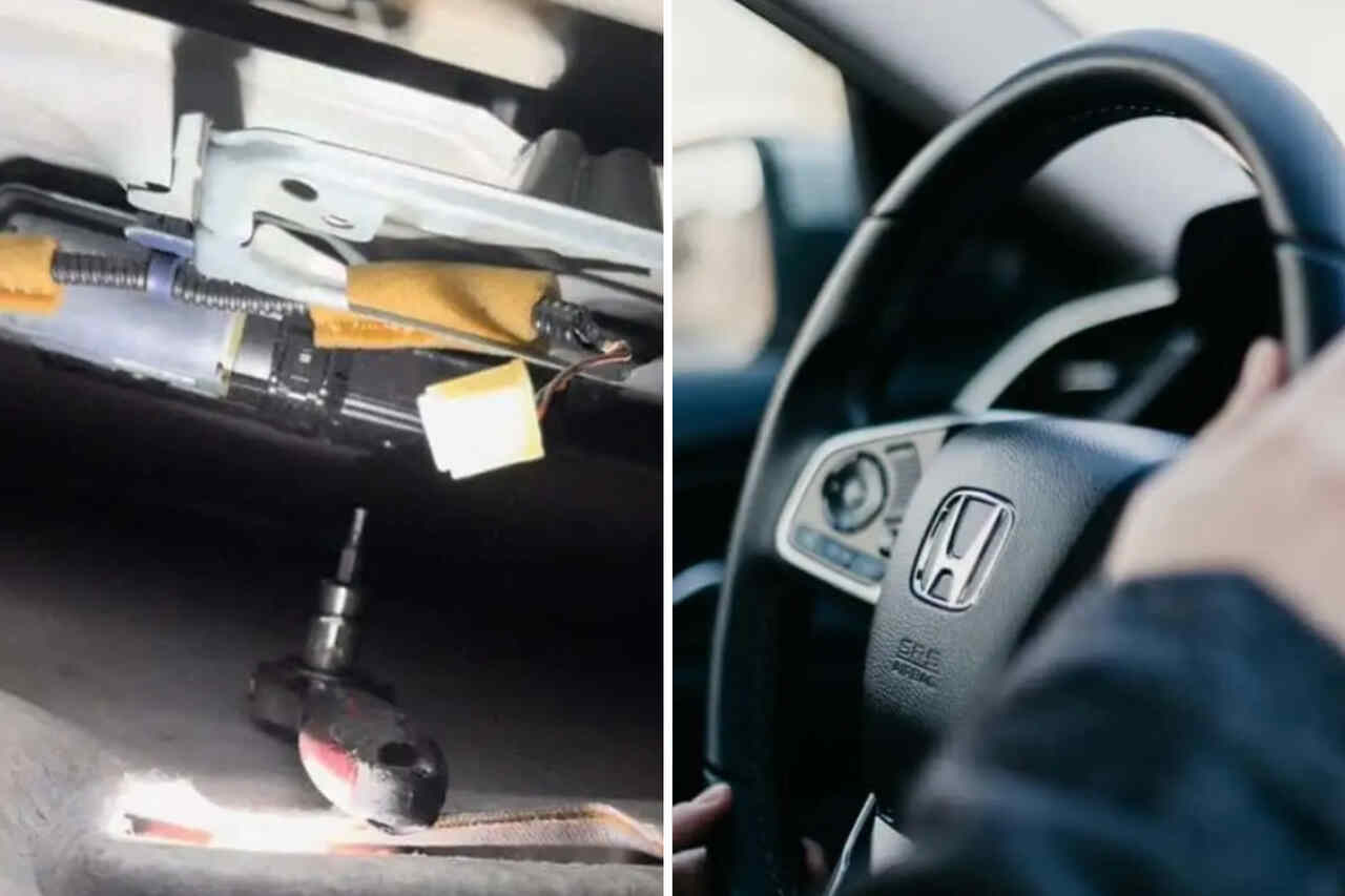 Video: Monteur probeert vastzittend panoramadak van Honda te sluiten, maar maakt het erger