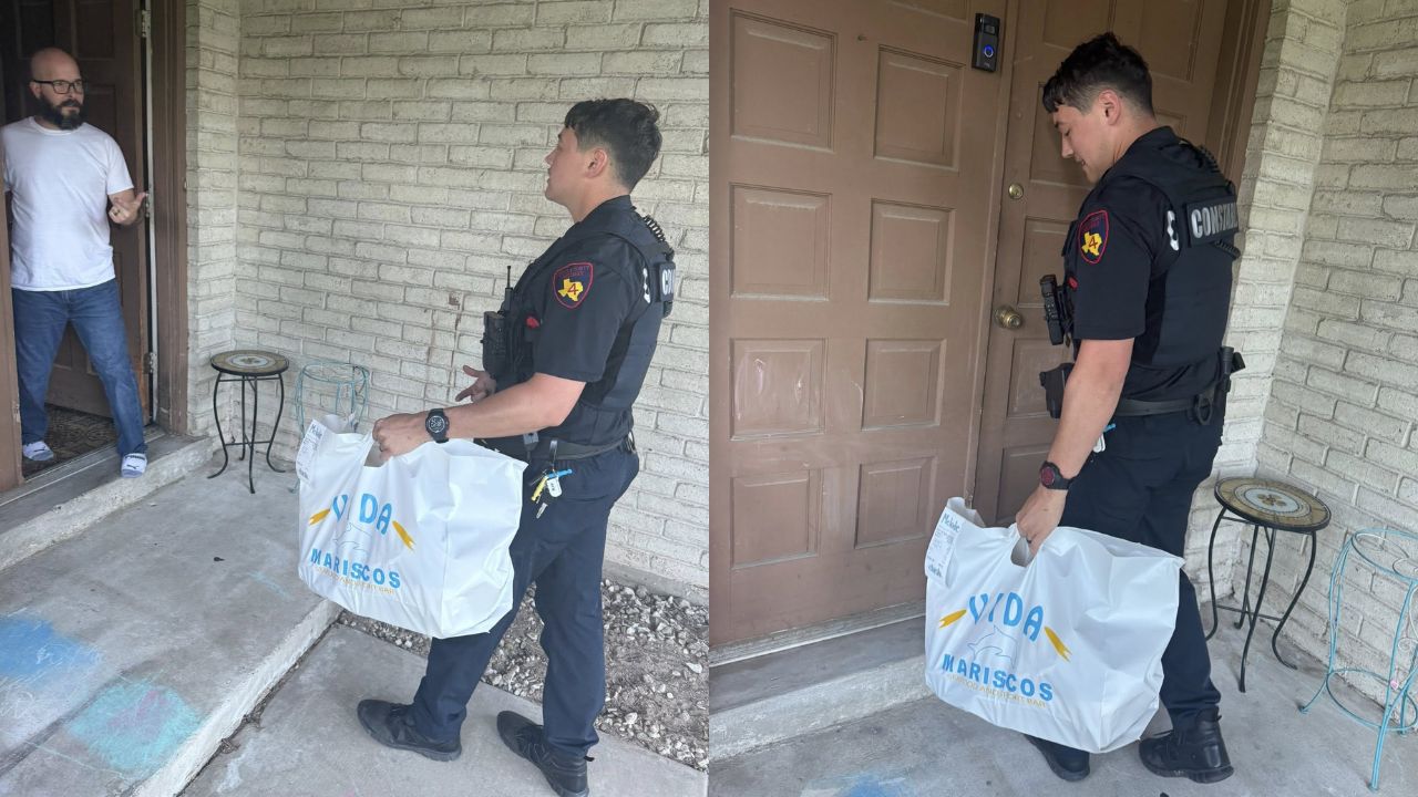 Texas-politi leverer bestilling efter at have arresteret Uber Eats-leverandør