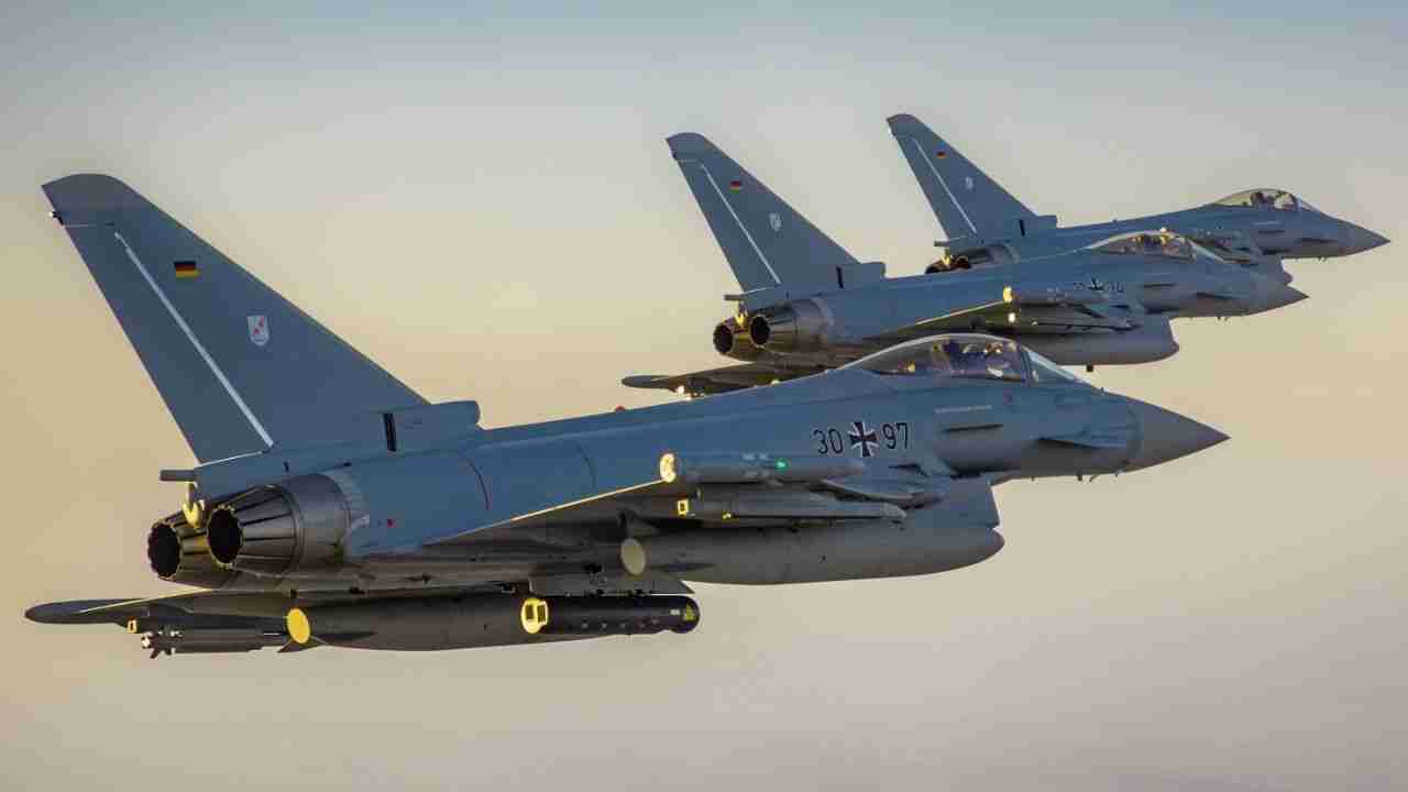 Alemanha investe US$ 4,35 bilhões em novos Eurofighters e amplia programa de guerra eletrônica