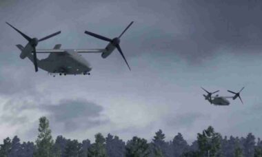 Boeing revela drones tiltrotor colaborativos para missões de ataque e logística militar