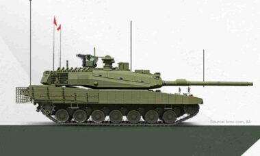 Turquia inicia produção em série do tanque Altay de nova geração com motor nacional