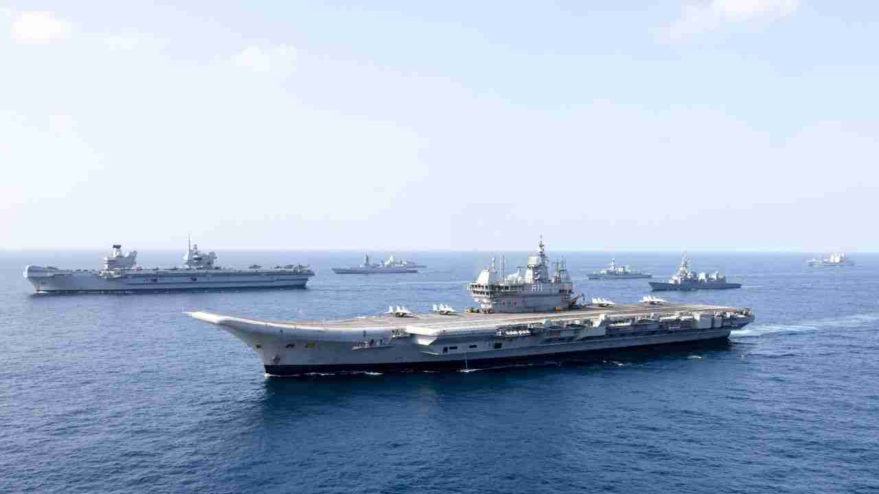 Le Royaume-Uni et l'Inde concluent l'exercice Konkan avec porte-avions et coopération navale
