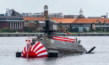 Submarino JS Sogei. Foto: @JMSDF_PAO_