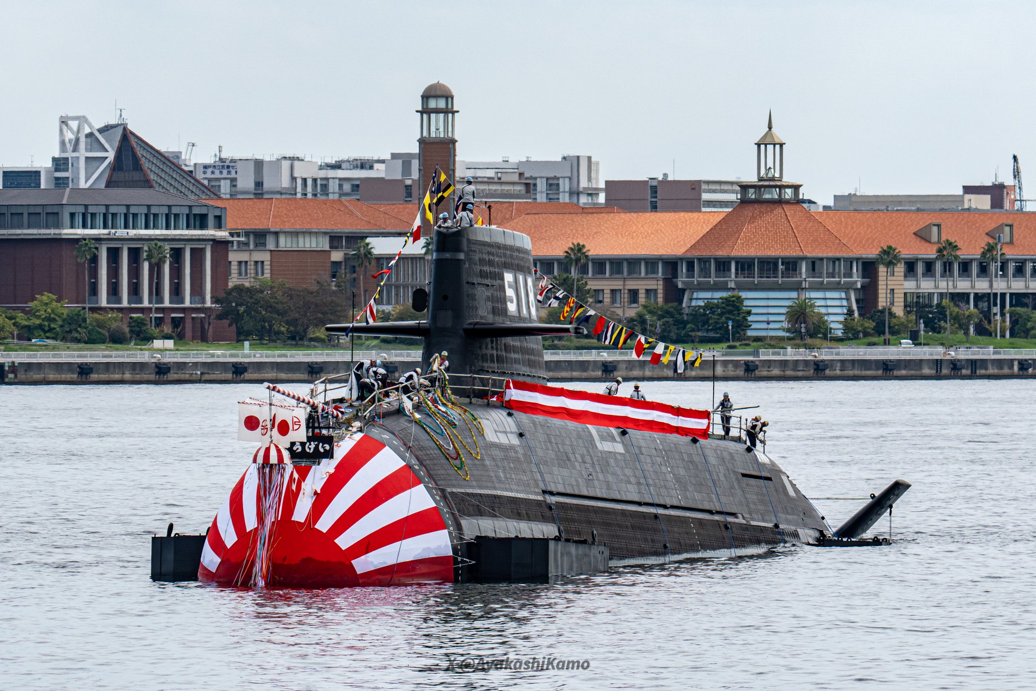 Submarine JS Sogei. Photo: @JMSDF_PAO_