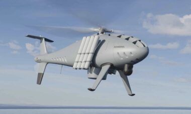 Drone CAMCOPTER S-300 é apresentado pela primeira vez na Coreia do Sul