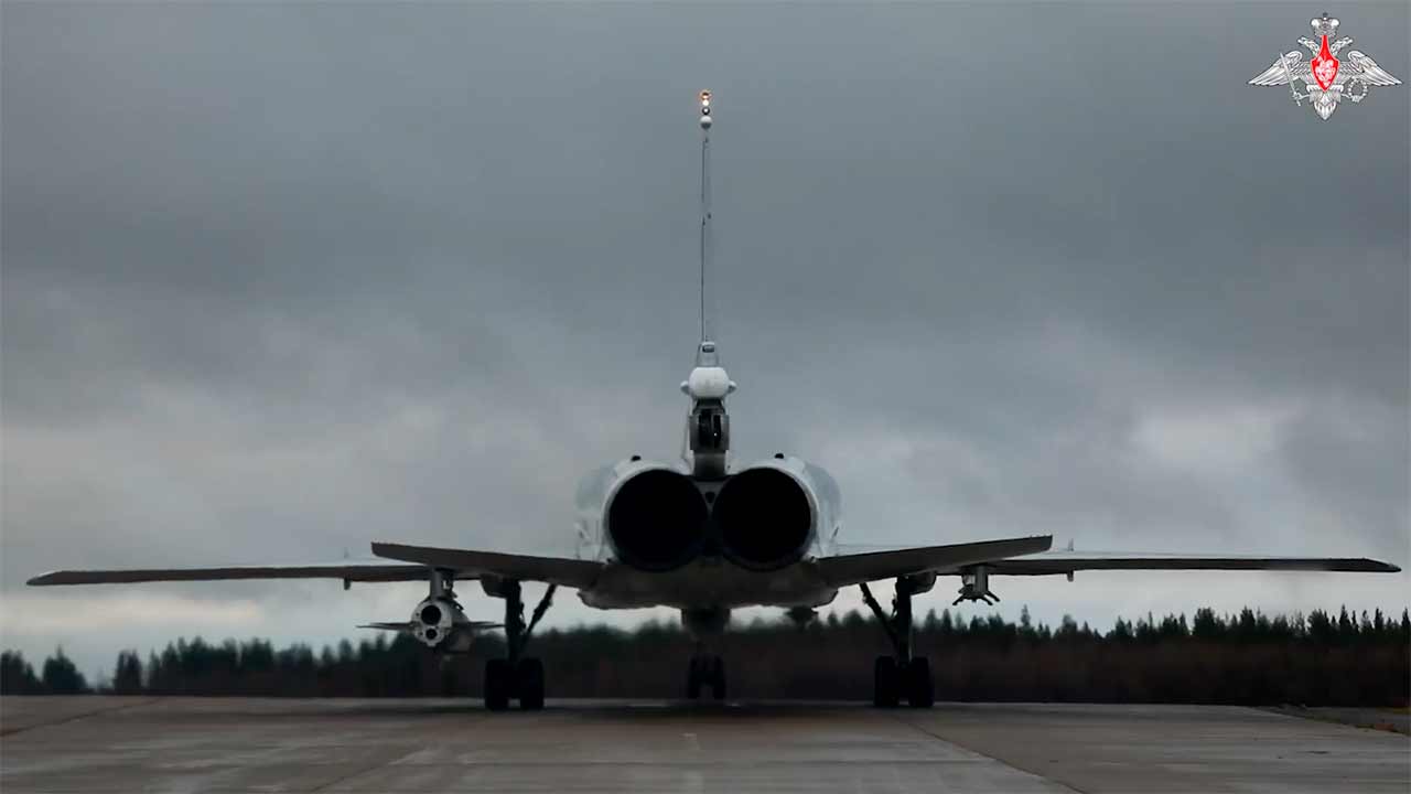 Ruský bombardér Tu-22M3. Foto: Ministerstvo obrany Ruské federace